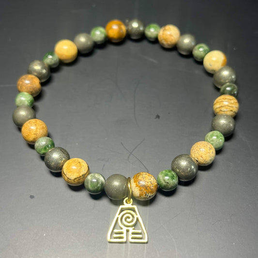 PRE-ORDER Avatar: the Last Airbender Inspired - Earth Kingdom Bracelet